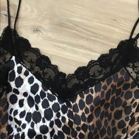 Vintage 80s Lady Cameo Leopard Teddy/Bodysuit S/M - Picture 3 of 8